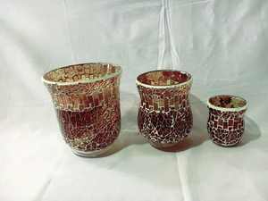 Bougeoirs en verre mosaïque, fabrication artisanale indienne, bougies personnalisées de luxe, couleur unique, pots en verre uniques, bougies parfumées - Product Image 6