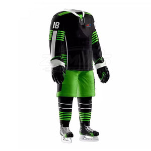 Nouvelle tenue de hockey sur glace sur mesure pour hommes, écologique, coupe-vent, 100% polyester, design unique, fabriquée au Pakistan - Product Image 2