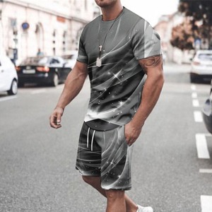 Ensemble polo et short pour hommes de haute qualité personnalisé et respirant Vente en gros en usine d'été décontracté et respirant Design uni vierge - Product Image 5