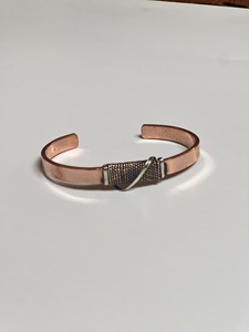 Brazalete de moda magnético con cruz cristiana de cobre puro ajustable sólido para hombres y mujeres brazalete Premium - Product Image 6