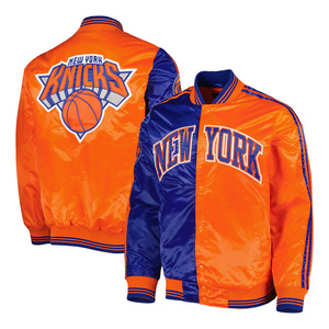 Vestes en satin de soie à la mode, vente en gros de vestes en satin avec logo personnalisé, veste en satin de couleur unie pour hommes, streetwear bombardier OEM - Product Image 5