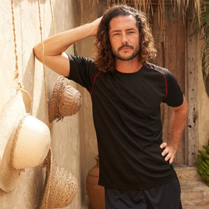 Ultifresh Performance Unisex VOV Camiseta 100% poliéster sólido Casual tejido bordado pantalla impresa cuello redondo ODM suministro - Product Image 2