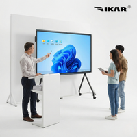 Pantalla Táctil Interactiva Inteligente IFPD de 55-98 Pulgadas, 4K UHD, con Sistema Operativo Dual Android y Windows, para Conferencias, Enseñanza y Escuelas