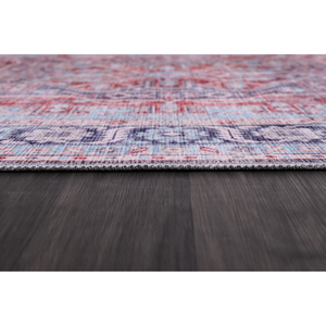 Bohemian <b>Grey</b> Striped Washable <b>Living</b> <b>Room</b> <b>Rug</b> Machine Made Plush Carpet for Hallway Rectangle Design K1 - Product Image 3