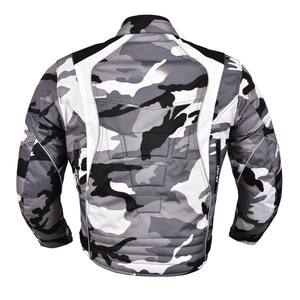 Chaqueta de Motociclismo Deportiva, Talla Grande, Protectora, Ignífuga, Transpirable, Anti-UV, de Secado Rápido, 100% Poliéster con Protección - Product Image 3