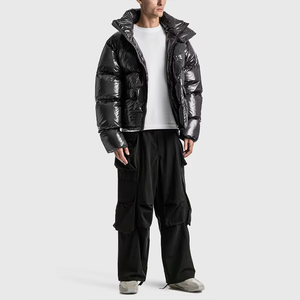 Veste matelassée d'hiver pour homme, personnalisée, à imprimé extérieur, rembourrée, chaude, pour homme, taille plus, matelassée, 2026 - Product Image 3