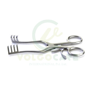 Écarteur de haute qualité en gros 5.5 pouces à griffes émoussées en acier inoxydable poignée durable avec poignée en anneau de doigt dans un style unique - Product Image 1