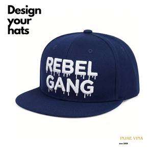 Vietnam Factory High Quality Black <b>Flat</b> Bill Snapback Custom Embroidery Hip Hop Baseball Cap Streetwear Unisex Dad <b>Hat</b> - Product Image 1