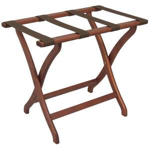 Portaequipajes de madera de grado hotelero con correas fuertes y acabado suave que ofrece un aspecto elegante y un soporte fiable - Product Image 6