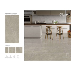 Venta al por mayor de baldosas de porcelana esmaltada 60x120 modernas, nueva gran oferta, Porcelanato completo pulido, ladrillo refractario para interiores y exteriores brillante - Product Image 3