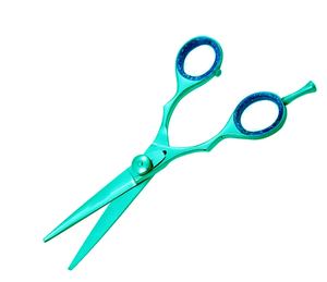 Tijeras de corte de pelo de calidad superior Color personalizado con Cuchillas de acero afiladas Tijeras de peluquería con reposapiés ajustable - Product Image 6