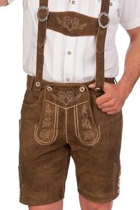 Costume d'Oktoberfest, Lederhosen bavarois, couleur marron, 2026 - Product Image 6