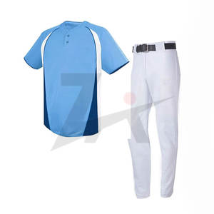 Uniformes de baseball respirants multicolores imprimés personnalisés de haute qualité Nouveauté Dernier design Ensembles de vêtements de sport Fabricant - Product Image 1