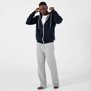 Zipper Hoodie 100% Cotton Lined Stonewashed Digital Printed 3D Embroidery - Product Image 4