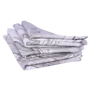 Parure de lit réversible automne marin 100% coton voile, couture artisanale, respirante, écologique, 92' x 88', garnissage en polyfill - Product Image 5