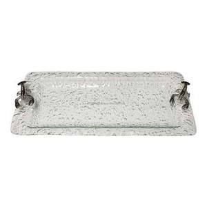 Plateau de service de cuisine galvanisé attrayant avec poignées en fer Design élégant parfait pour servir et décorer à un prix avantageux - Product Image 5