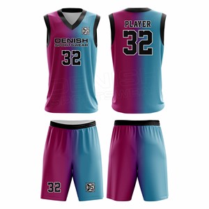 Uniformes de Baloncesto Personalizados con Logotipo, 100% Poliéster, Sin Mangas, Transpirables, de Secado Rápido, Conjunto de Verano, Camisetas y Pantalones Cortos para Deportes de Equipo - Product Image 1
