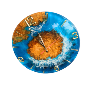 2025 mejor vendedor Reloj de pared de madera producto de madera reloj de resina de madera para decoración de pared de Vietnam para mayoristas - Product Image 5