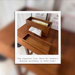 กล่องกระดาษทิชชูแบบยึดคืนได้มีที่วางของบนโต๊ะแบบยั่งยืน - Product Image 5