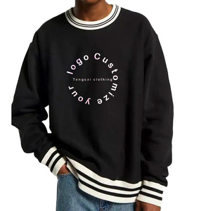 Hombres de alta calidad Nueva moda Ropa gruesa de gran tamaño Mejor calidad Logotipo personalizado Algodón Peso pesado Unisex Sudaderas - Product Image 1