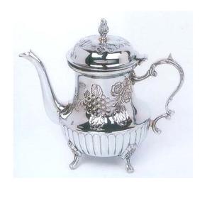 Ensemble de théière en métal pour servir le thé et le café, design artisanal, pour la décoration de la table à la maison et au jardin, théières à vendre - Product Image 4