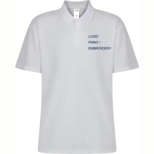 Polos de hombre con logotipo personalizado de alta calidad, uniforme de manga corta, camiseta Polo en blanco lisa, camiseta Polo de talla grande para hombre - Product Image 2