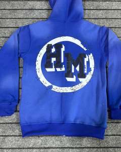 Sweats à capuche décontractés pour hommes en coton 100% couleur unie coupe classique écologiques respirants séchage rapide avec poche - Product Image 5