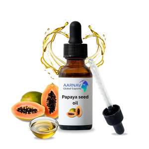 Fabricante a granel al por mayor 100% aceite portador de semillas de papaya puro prensado en frío absorción ligera marca corporal del cabello aclaramiento de la piel - Product Image 2