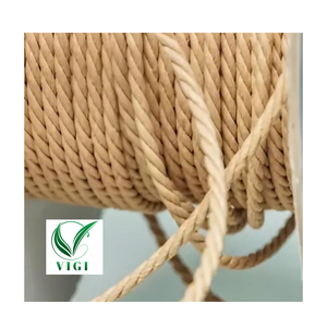 Corde de raphia en papier torsadé de qualité supérieure-Cordon à 2 brins 1 pli pour crochet et artisanat (1mm-3mm) - Product Image 1
