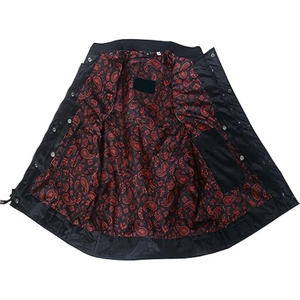 Chaleco de cuero sin mangas para hombre, chaqueta informal de cuero de imitación con cuello entallado y 2 botones para hombre, chaquetas Letterman - Product Image 6