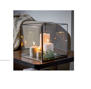 Bougeoir en verre au design personnalisé Bougeoir en verre votif transparent Mariage Grand pot à bougie en verre de haute qualité - Product Image 3