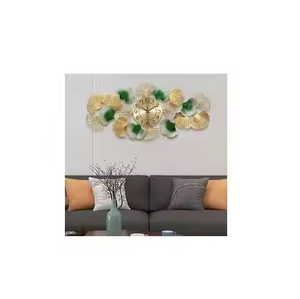 Azora Industries Meilleure qualité en laiton métal horloge murale nouvellement personnalisé grande horloge murale pour salon horloge murale de luxe en métal - Product Image 4