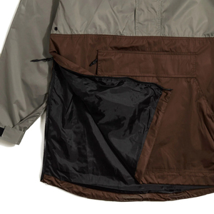 Vente en gros Mode personnalisée Pull patchwork à demi-fermeture éclair Vestes coupe-vent respirantes en polyester décontractées pour hommes - Product Image 4