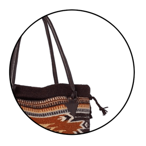 กระเป๋าถือสไตล์ตะวันตกขนแกะมรดกชนบทสำหรับนักผจญภัยทันสมัยทนทานมีสไตล์พร้อมซับในหนังสำหรับการเดินทาง - Product Image 5