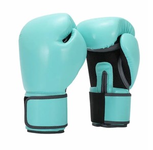 Gants de boxe en cuir personnalisés professionnels avec évacuation de l'humidité respirante pour la pratique du kick-boxing et des arts martiaux - Product Image 5