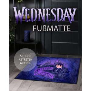 Diseño moderno de felpudo de la Academia Nevermore de Wednesday - Product Image 2