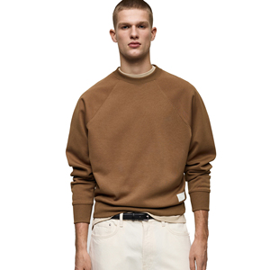 Nuevas Sudaderas de Invierno para Hombre, Corte Regular, Tejido de Punto, 100% Algodón, Transpirables, Ecológicas, de Secado Rápido, Color Sólido, 300g, MOQ Bajo - Product Image 1