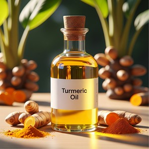 Huile essentielle de racine de curcuma en vrac huile indienne naturelle de curcuma longa pour cosmétiques fabricants de soins de la peau et des cheveux - Product Image 1