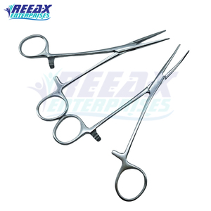 Custom Locking <b>Pliers</b> Forceps <b>Set</b> 12.5 16 18 cm Hemostatic Hand Tool Wholesale Rate REEAX ENTERPRISES Surgical Instruments Basis - Product Image 2
