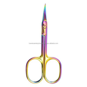 Ciseaux de beauté professionnels, lame incurvée en acier inoxydable, pointe acérée, outil de manucure pour cuticules - Product Image 4