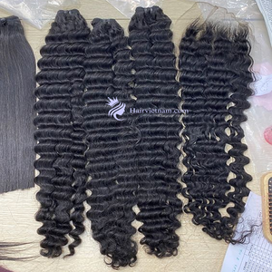 Vente en gros de Vietnam Hair Express Extension de cheveux vierges crus meilleur fournisseur de cheveux humains étirés à double tirage - Product Image 3