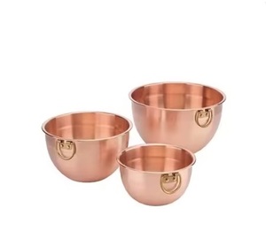 Cuencos de servicio de metal con logotipo personalizado de alta calidad, utensilios de cocina pulidos para hoteles, cafeterías y restaurantes, servicios OEM/ODM disponibles - Product Image 2