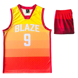 Conception personnalisée de haute qualité votre propre uniforme de basket-ball matériel 100% Polyester dernier style meilleure qualité ensemble d'uniformes de basket-ball - Product Image 3