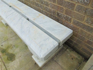 Banc en marbre élégant de nouveau design dans des tailles personnalisées, siège extérieur en marbre du Pakistan, siège de banc en marbre de qualité supérieure - Product Image 5