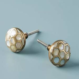 Boutons de cuisine en laiton et métal massif nacré fabriqués en Inde boutons de tiroir et de penderie sur Offre Spéciale BY lametierartz - Product Image 6