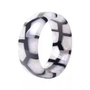 Brazalete ancho y grueso de moda para mujer, brazalete de joyería de moda de resina moteada de acetato de concha de tortuga de Color personalizable - Product Image 1