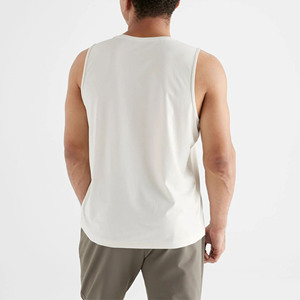 O cou léger meilleur matériel utilisé sur mesure hommes débardeur en gros meilleure qualité respirant hommes débardeur à vendre - Product Image 3