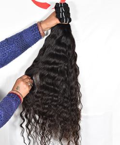 Extensiones de cabello Remy indio de trama doble al por mayor, máquina de fabricación de cutícula, procesamiento alineado, tejido barato - Product Image 2