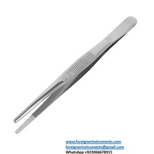 Pinzas de Disección Lisas de 14 cm, Juego de Instrumentos Quirúrgicos Manuales de Acero Inoxidable, Reutilizables, Instrumentos Quirúrgicos Básicos con Certificación CE - Product Image 3