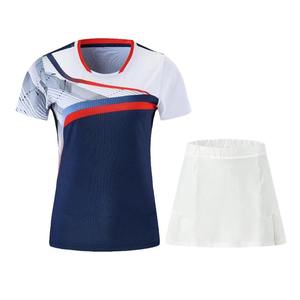 Venta al por mayor de fábrica, camisetas de bádminton Rojas Unisex en blanco de secado rápido personalizadas y tela de sublimación de calidad superior transpirable inferior - Product Image 1